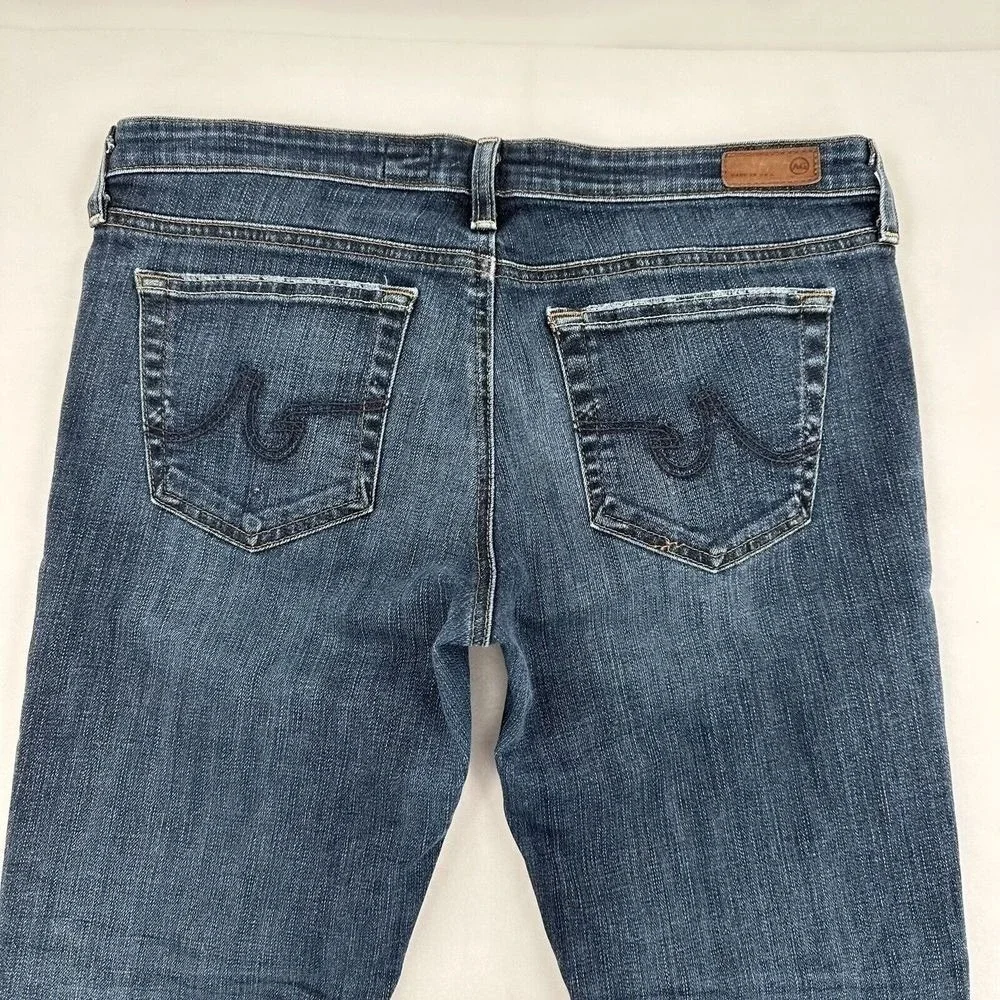 AG Adriano Goldschmied 31R Stilt Cigarette Leg Y2K Jeans Dark Wash  Made in USA